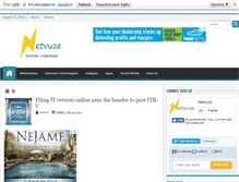 Tablet Screenshot of netvuze.com